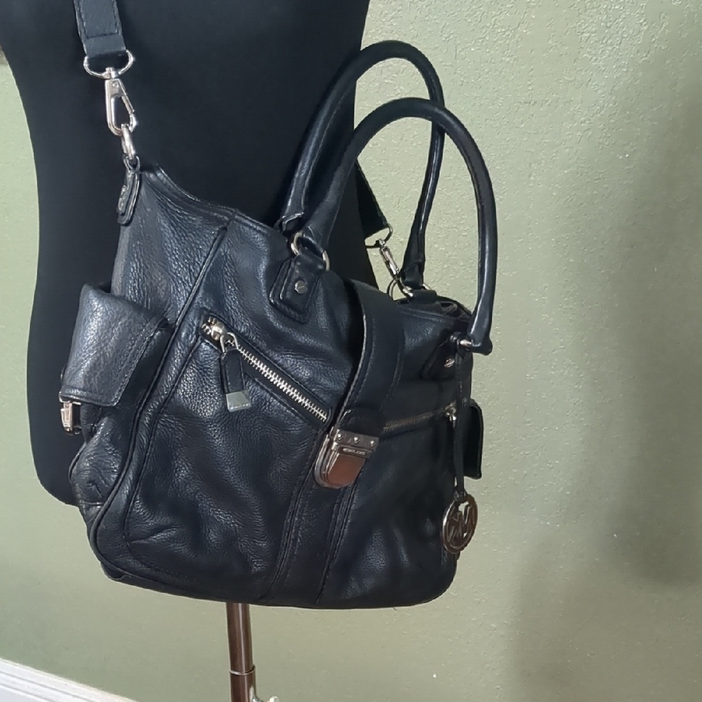 Michael Kors Black Leather Purse